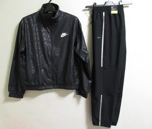 NIKE NSW AOP jacket running pants setup black L (X) Nike Wind breaker FLEX top and bottom set DD5787-010 DA0523-010