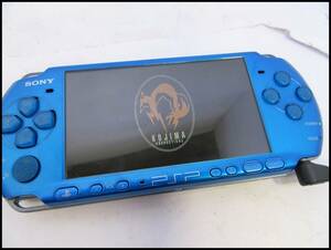 ●SONY PSP ブルー PSP3000 欠品あり 動作確認済み USED 送料198円●