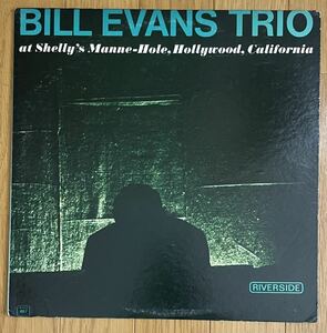 【US初期盤】At Shelly's Manne-Hole, Hollywood, California / Bill Evans Trio Stereo盤　Riverside Records RS 9487 Orpheum 青ラベル