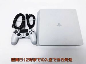 【1円】PS4 グレイシャー・ホワイト 500GB (CUH-2100AB02)ゲーム機本体 初期化動作確認済み 1A9000-452e/F4