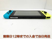 【1円】新型 Nintendo Switch 本体 (スイッチ) Joy-Con(L) ネオンブルー/(R) ネオンイエロー 初期化・動作確認済み 1A0601-1009yy/F4_画像5