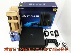 【1円】PS4 本体 PlayStation 4 Pro ジェット・ブラック 1TB (CUH-7200BB01)　初期化・動作確認済み 1A0702-1464yy/F4