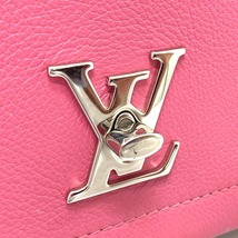 LOUIS VUITTON ルイヴィトン M54103 トリコロール ロックミー2 BB ハンドバッグ ショルダーバッグ レザー ローズ ピンク×カーキ×ベージュ_画像5