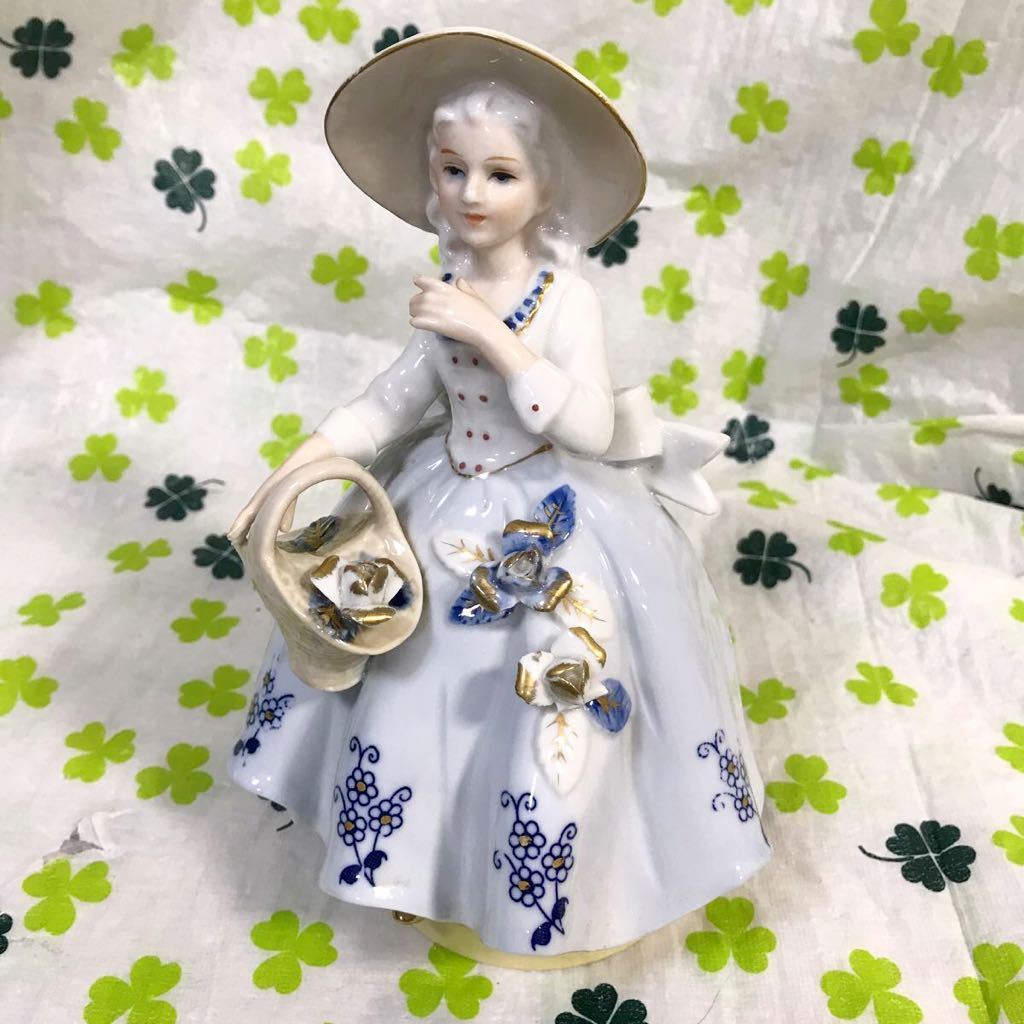昭和レトロ】オルゴール 人形付 MUSIC BOX サンキョー Sankyo オルゴール 女の子 昭和 レトロ Sankyo
