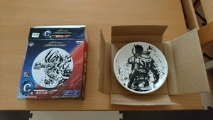 新品未使用 一番くじ 仮面ライダービルド 平成ライダーコレクション C賞 墨式小皿 仮面ライダーキバ