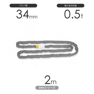 国産ソフトスリングSN-Hシリーズ（縫製タイプ） エンドレス形（N型）0.5t×2m 丸善織物