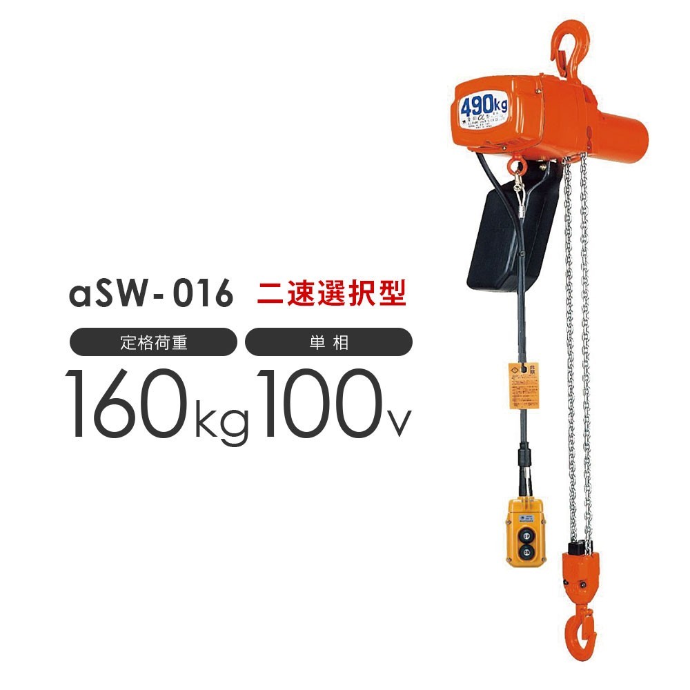 スリーエッチ 電気チェーンブロック JC250kg×3m DIY・工具 | rcacancun ...