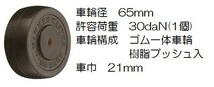 ハンマーキャスター 自在車 420E-R65 車輪径65mm_画像4