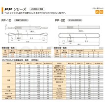 化学薬品用ベルトスリング PPシリーズ エンドレス形（N型）幅25mm×6.5m 使用荷重:1.0t 丸善織物_画像2