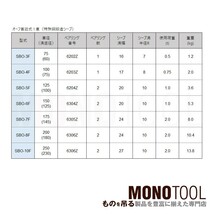 オタフク滑車 オーフ型首廻式 SBO6F（車径150mm×1車）使用荷重1.0t_画像3