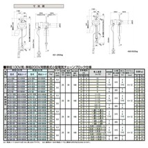 揚程・コードの長さ変更OK 象印 アルファ 電気チェーンブロック αHV-01 100kg 無段速型 単相200V用 AHV-K1030 標準揚程3.0m α_画像2