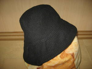 Merciere 黒 帽子 日本製 送208