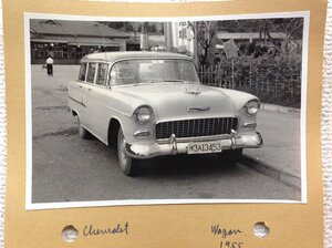 ★[60667・1955年 シボレー・ベルエア ワゴン 当時もの生写真9点 ] Chevrolet Bel Air Wagon . ★