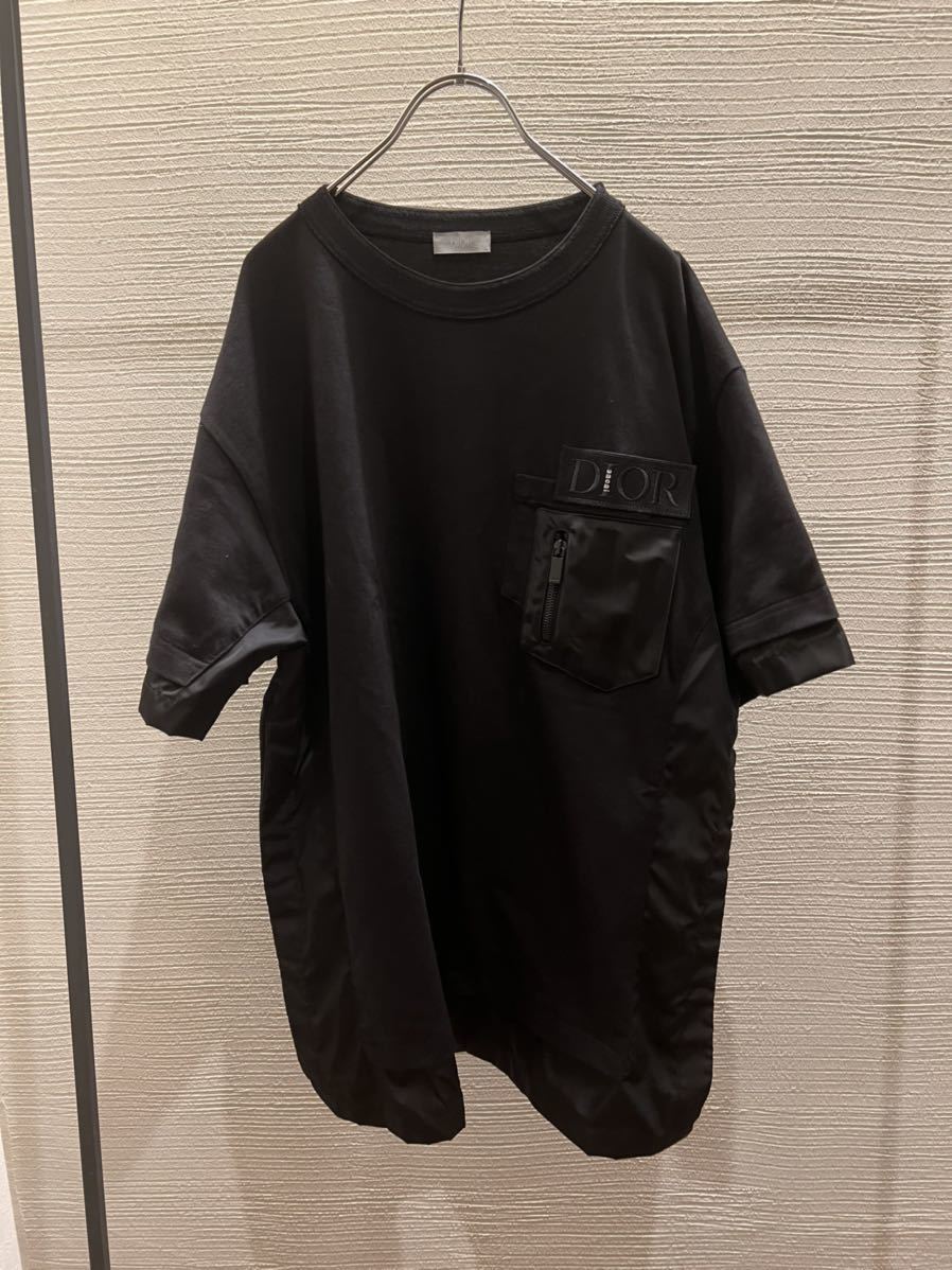 Dior × Sacai コラボ 長袖Tシャツ 黒 XXL ディオール ディオール Dior × Sacai コラボ 長袖Tシャツ 黒 XXL ディオール ディオール