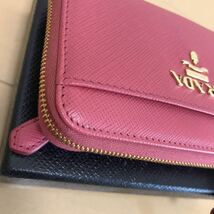 新品同様　極美品　PRADA プラダ　コインケース　カードケース　サフィアーノ ピンク_画像4