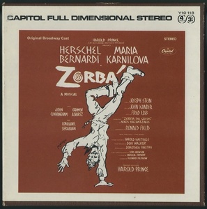 オープンリールテープ サウンドトラック / ZORBA 7号 19cm/s (7 1/2IPS) 4トラック ミュージック