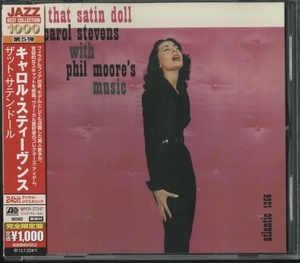 CD JAZZ / CAROL STEVENS / THAT SATIN DOLL / ボーカル/ATLANTIC/帯付き/国内盤/WPCR-27247