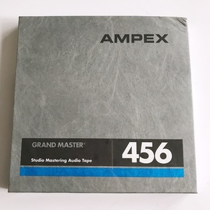 オープンリールテープ 7号リール 未開封 AMPEX 456 GRAND MASTER STUDIO MASTERING AUDIO TAPE 元箱付き
