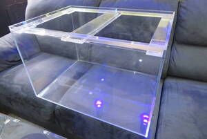 全国発送 アクリル水槽 1200x600x450H,8/底6mm,帯なし★営業所止め送料込の商品画像