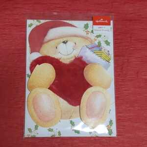 サンタクロースくま クリスマスカード/メッセージカード メリークリスマス クマ熊, 印刷物, 絵はがき、ポストカード, その他