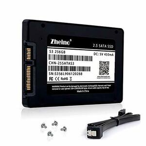 Zheino S3 SSD 256GB 内蔵2.5インチ 7mm 3D Nand 採用 SATA III 6Gb/s(中古品)