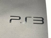 SONY PlayStation3 PS3 CECH-2000B チャコール・ブラック PS3専用地デジチューナー CECH-ZD1 256MB 通電確認済 使用感あり_画像6
