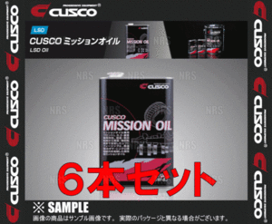 CUSCO クスコ ミッションオイル フロントデフ専用 API/GL4 SAE/75W-85 1.0L 6本セット (010-002-M01-6S