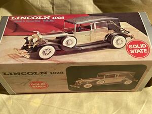  that time thing Lincoln 1928 year Classic car radio retro 