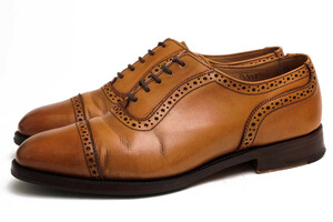 Tricker's Tricker's business shoes M6143 Belgrave bell gray b cow leather car f quarter blow g cap tu Goodyear well 