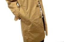 nonnative ノンネイティブ コート NN-J2412 TOURIST COAT COTTON WEATHER URETHANE COATED 1 BEIGE ステンカラーコート_画像6