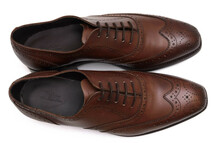 Barker バーカー ビジネスシューズ WING TIP OXFORD BROGUE WALNUT CALF 牛革 カーフ メダリオン ウイングチップ ダイナイトソール グッド_画像5