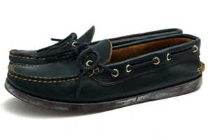 YUKETEN ユケテン デッキシューズ Camp Moccasin CXL Intense Blue 米国ホーウィン社クロムエクセル スリッポン