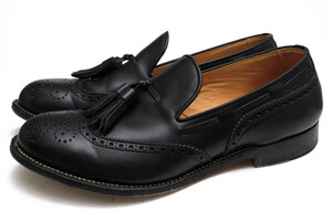 foot the coacher フットザコーチャー タッセルローファー FTC1312018 WING TIP LOAFER キップレザー 牛革 メダリオン