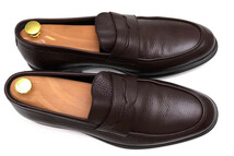 Allen Edmonds アレン エドモンズ コインローファー Salerno Penny Loafer イタリア産ナッパカーフスキン 牛革_画像5