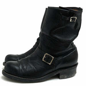 SHIPS シップス エンジニアブーツ 71001 N04216 ENGINEER BOOTS vanson Leather バンソンレザー 牛革 GENERAL SUPPLY プレーントゥ