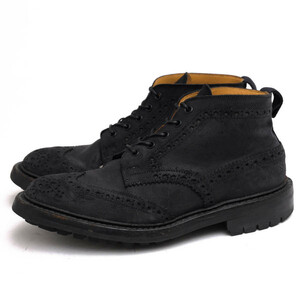 Tricker's Tricker's race up boots M5833 car f suede cow leather Club sole 