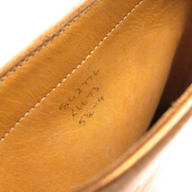 Tricker's トリッカーズ ロングブーツ L6673 バーニッシュドカーフ 牛革 メダリオン ウイングチップ グッドイヤーウェルト製法_画像7