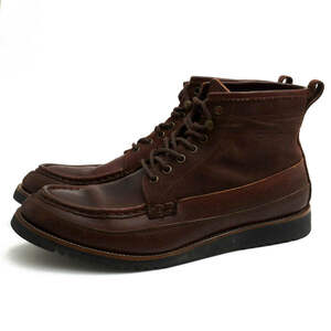 Paul Smith ポールスミス ワークブーツ 396837 RED EAR 牛革 ダブルモカシン モックトゥ Vibramソール