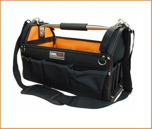 DBLTACT オープンキャリーバッグ DT-SRB-420 オレンジ 工具バッグ ショルダーバッグ 携行型 工具袋 ツールバッグ 工具箱 道具箱