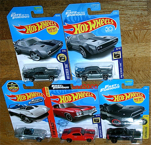 Hot Wheels ワイルドスピード 5台 アイスチャージャー 銃弾跡 有 無 ダッジチャージャーDodge Cherger シェベルChevelleコルベットCorvette