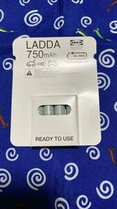 安心の日本産電池 LADDA ラッダ 充電式電池 (単4形) 1.2V 750mAh 4本 未使用新品