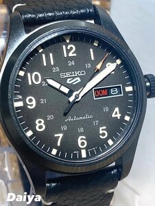 新品 SEIKO セイコー セイコーファイブ セイコー5 5スポーツ 腕時計 正規品 フィールドスペシャリストスタイル 自動巻き レザー 10気圧防水