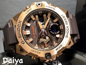 新色 新品 CASIO カシオ 正規品 G-SHOCK ジーショック Gショック 腕時計 Gスチール アナログ腕時計 ソーラー腕時計 スマートフォンリンク
