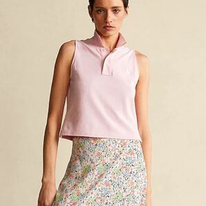 夏マスト♪ RALPH LAUREN ポニー刺繍 コットン スリーブレス ポロシャツ