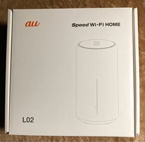 　au Speed Wi-Fi HOME L02 HWS33SWA ホワイト ホームルーター 中古品