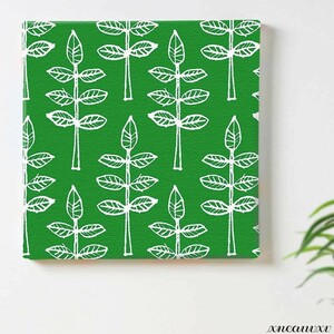  stylish art panel plant green interior modern ornament part shop decoration equipment ornament . canvas panel picture nature wall art art Northern Europe 