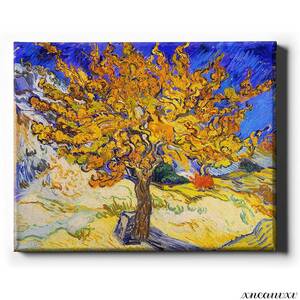 Art hand Auction High-quality art panel, Mulberry tree, replica, Van Gogh oil painting, interior, landscape painting, wall hanging, room decoration, decorative painting, canvas, nature painting, feng shui, art board, Painting, Oil painting, Nature, Landscape painting