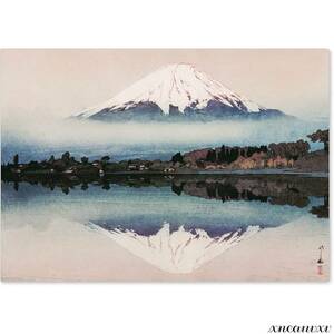 Art hand Auction Hiroshi Yoshida, Lago Yamanaka (pintura japonesa), imprimir, hecho en Japón, tamaño A3, reproducción, cuadro, pintura de paisaje, interior, colgar en la pared, decoración de la habitación, pintura decorativa, cartel de arte, Cuadro, Ukiyo-e, Huellas dactilares, otros