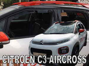 【M's】シトロエン C3 Aircross A8 SUV (2019-) HEKO ドアバイザー サイドバイザー 1台分 (フロント+リア) ヘコ セット パーツ 社外 312268