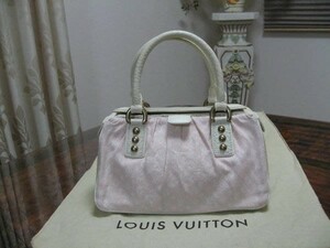 本物・美品・ルイヴィトン Louis Vuitton ハンドバッグ デニム M40062